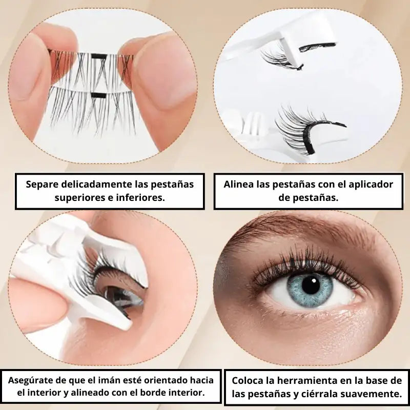 Pestañas Magnéticas™ | ¡Olvídate del pegamento!